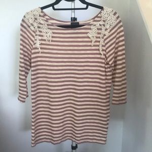 Anthropologie Deletta Lightweight striped top